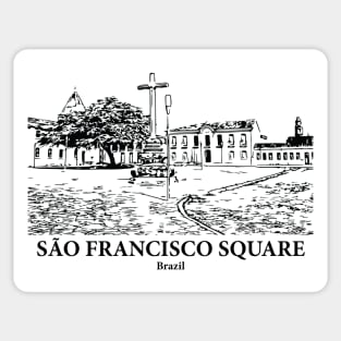São Francisco Square - Brazil Sticker